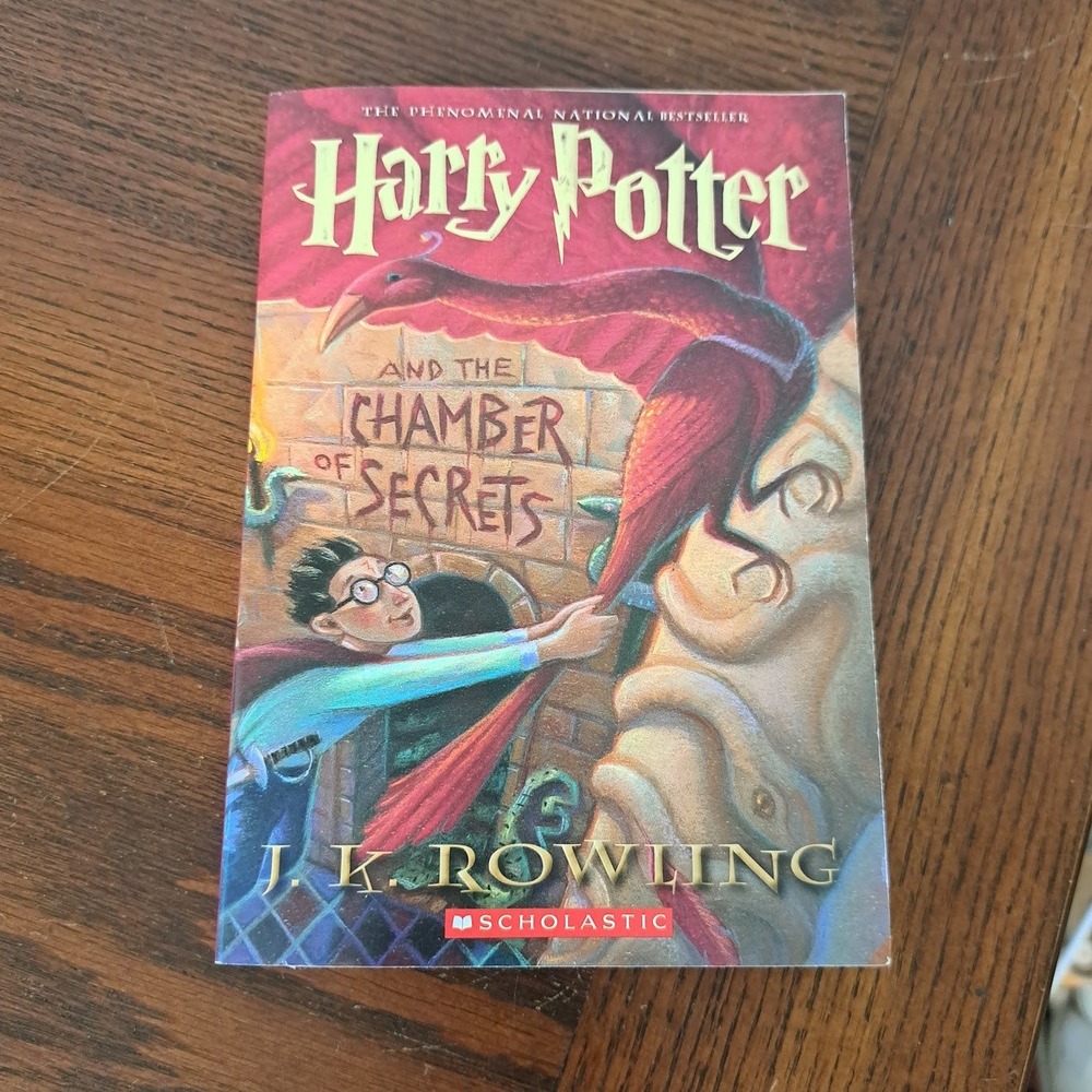 Harry Potter and the Chamber of Secrets J.K. Rowling Scholastic Paperback Book